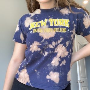 VINTAGE NYC BLEACH DYED TEE
